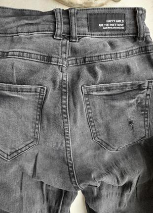 Темно серые джинсы 25 р-р6 фото