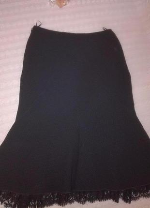 Шикарная юбка с ажурным низом vip люкс премиум класса moschino (love moschino), р.8/104 фото