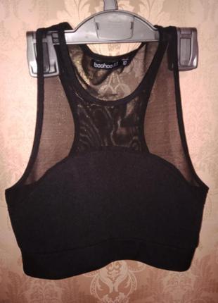 Топ boohoo + топ кружевний