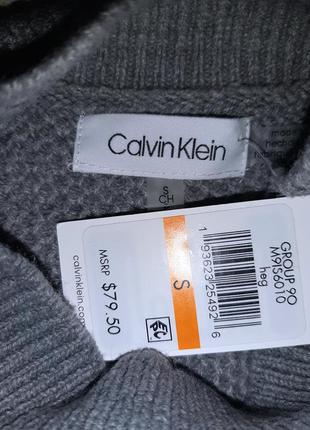 Обьемный свитер туника calvin klein размер xs-s и l-xl4 фото