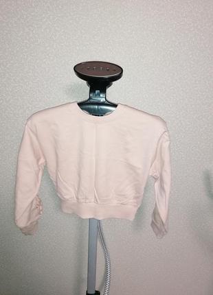 Укороченный теплый реглан