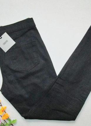 Шикарные джинсы скинни чёрные с небольшим отливом asos 🍁🌹🍁5 фото