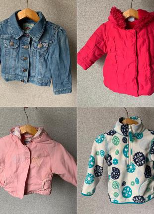 Куртка, джинсовці, кофта, куртка. 12-18 міс.