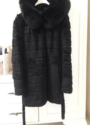 Шуба мех кролик