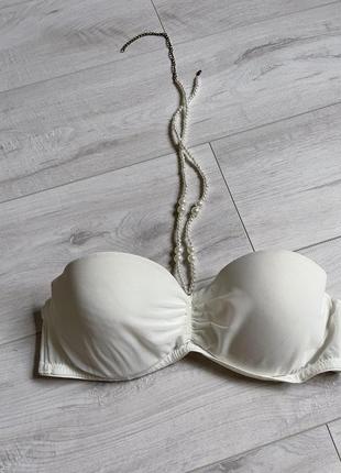 Белый бюстик 75а