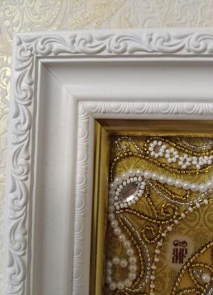 Икона домашний иконостас вышитый бисером