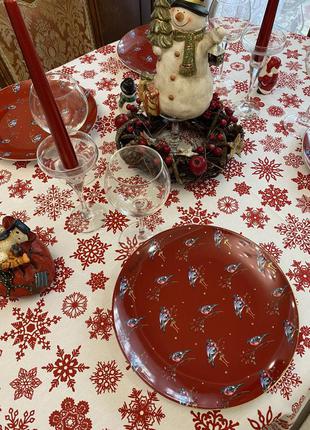 Новорічна скатертину водовідштовхувальна з тефлоновим просоченням