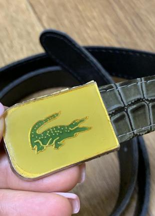 Вінтажний ремінь lacoste оригінал