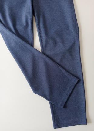 🖤▪️ sale удобные повседневные брюки брюки xxl xl 2xl ▪️🖤 bpc collection bonprix бонприкс брюки брюки брючины синий меланж4 фото