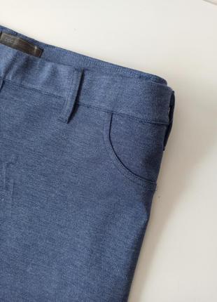 🖤▪️ sale удобные повседневные брюки брюки xxl xl 2xl ▪️🖤 bpc collection bonprix бонприкс брюки брюки брючины синий меланж6 фото