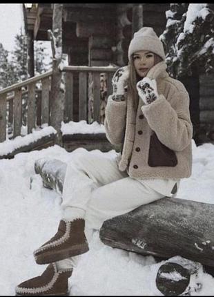 Шуба зара zara овчина