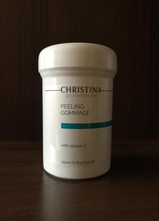 Christina peeling gommage - пілінг-гомаж з вітаміном е для всіх типів шкіри