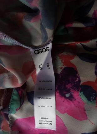 Платье asos в цветочный принт, размер м3 фото