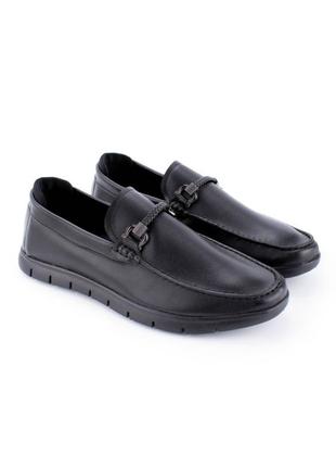 Мужские черные туфли из эко-кожи2 фото