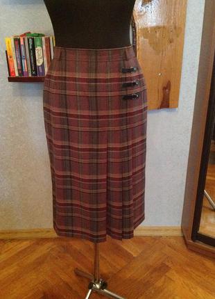 Отличная, немецкая юбка - шотландка, р. 485 фото
