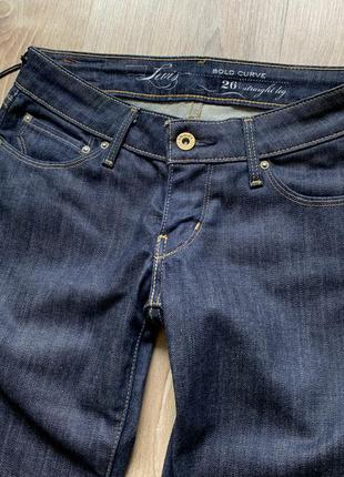 Джинсы прямые джинсовые штаны levis bold curve низкая посадка w26 l 323 фото