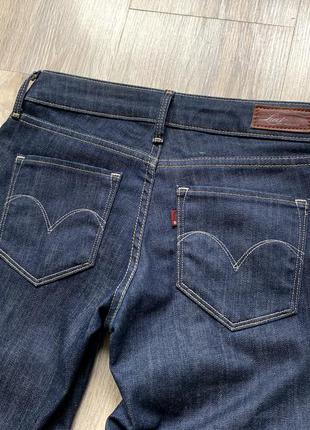 Джинсы прямые джинсовые штаны levis bold curve низкая посадка w26 l 329 фото