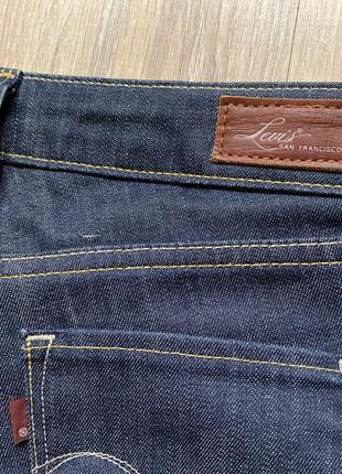 Джинсы прямые джинсовые штаны levis bold curve низкая посадка w26 l 328 фото
