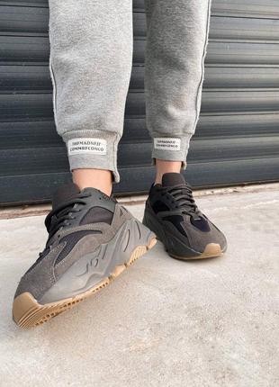 Yeezy 700 utility black топ кроссовки унисекс весна осень10 фото