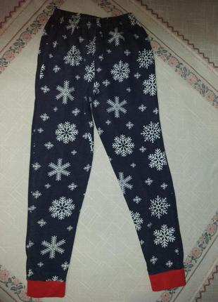 Домашние пижамные штаны на 7-8лет