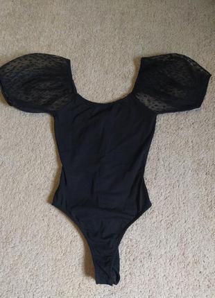 Шикарное боди с актуальными рукавами primark