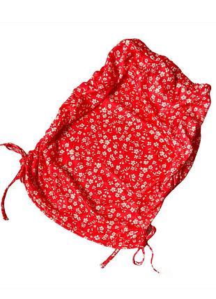 Спідниця присобраная з боків із зав'язками