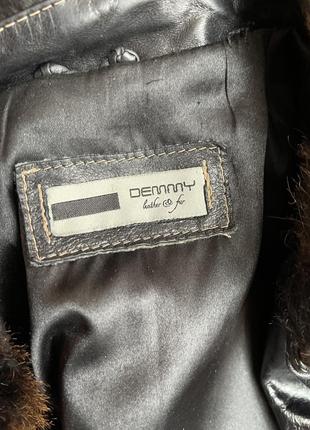 Demmy потрясающе красивая кожаная куртка-косуха. натуральная кожа.5 фото