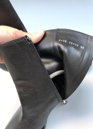 Spice london c.doux полусапожки ботинки осень кожаные дизайнерские чёрные казаки rundholz owens lang3 фото