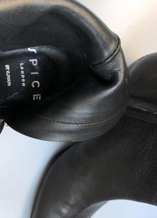 Spice london c.doux полусапожки ботинки осень кожаные дизайнерские чёрные казаки rundholz owens lang5 фото