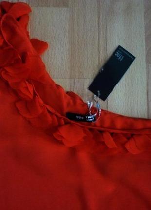 Шифонова асиметричне плаття а-силуету,р. м3 фото