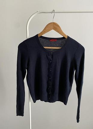 Шелковый кардиган на пуговицах