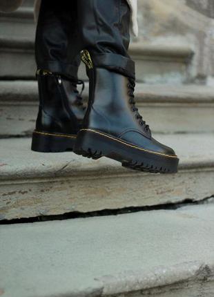 Dr.martens jadon zip premium з замком жіночі шкіряні черевики весна осінь8 фото