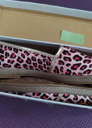 Лофери балетки сліпони анималистичный принт