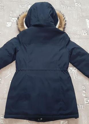 Куртка-парка жіноча зимова тм alcurnia, колір темно-синій2 фото
