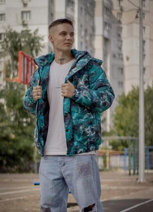 Зимняя куртка over base waves 🔥