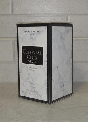 Jeanne arthes colonial club ypsos 100 мл для мужчин оригинал