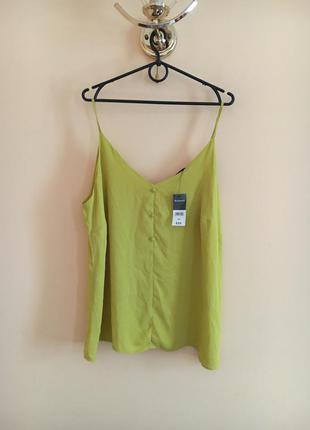 Батал большой размер новая легкая шифоновая блуза блузка блузочка майка маечка