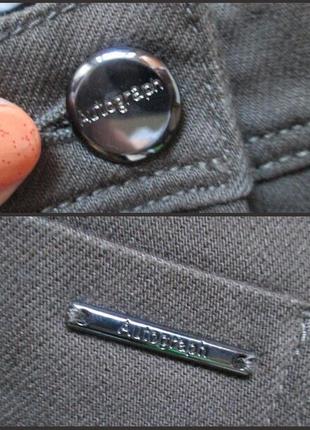 Шикарные стрейчевые джинсы скинни батал цвета хаки autogreph marks & spencer 🍁🌹🍁8 фото
