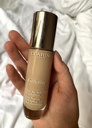 Clarins everlasting устойчивый тональный крем 108.5w2 фото