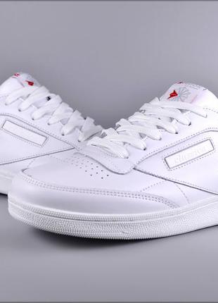 Мужские кроссовки reebok classica white2 фото