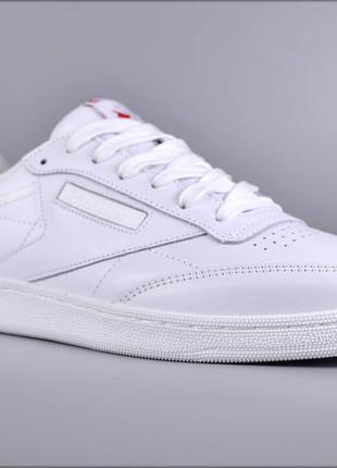 Мужские кроссовки reebok classica white7 фото