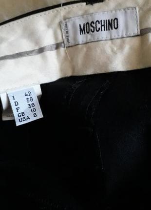 Оригинальные брюки  в винтажном стиле от бренда moschino3 фото