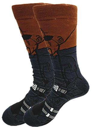 Шкарпетки з принтом ф'юрі від марвел2 фото