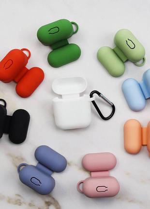 Набір чохлів на airpods 1/2 блакитного кольору2 фото