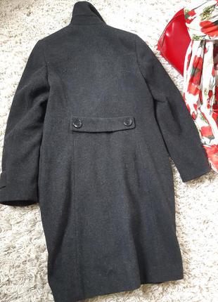 Актуальное классическое шерстяное пальто  с большими накладными карманами, biaggini,  p. 369 фото