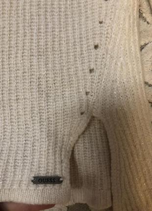 Стильний вовняний светр guess4 фото