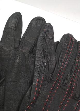 Жіночі шкіряні рукавички gloveme, made in italy2 фото