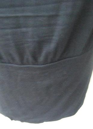 Блузка черная на тонких бретелях4 фото