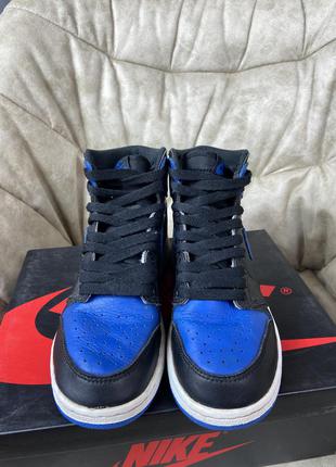 Кроссовки nike jordan 1 royal оригинал7 фото