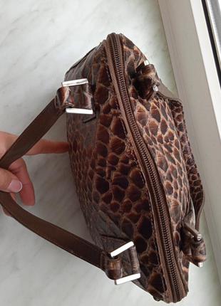 Итальянская сумочка сумка из натуральной кожи "sagi"8 фото
